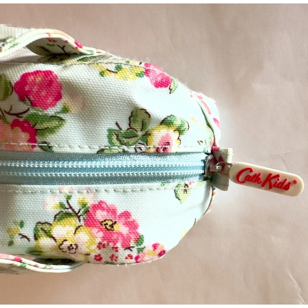 Cath Kidston Cath Kids Small Hand Bag w/‎ Coin Purse PVC Coated Cotton-Floral